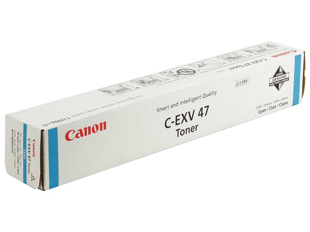 Тонер Canon C-EXV47 Cyan (Бирюзовый) 8517B002